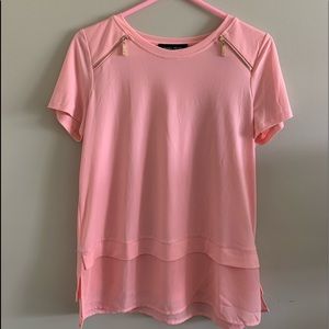 Pink blouse women’s fancy business casual